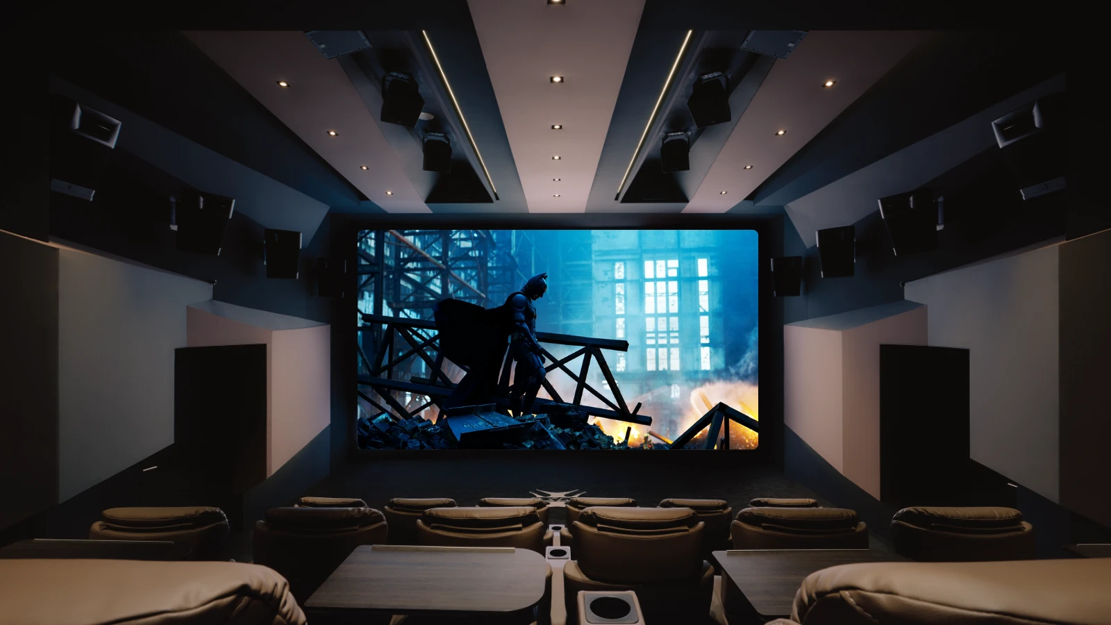 電影迷於 DCI 專業影廳觀賞 UHD 藍光電影
