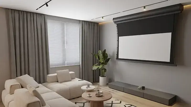 Screen Research 天花板壁掛式電動張力投影幕