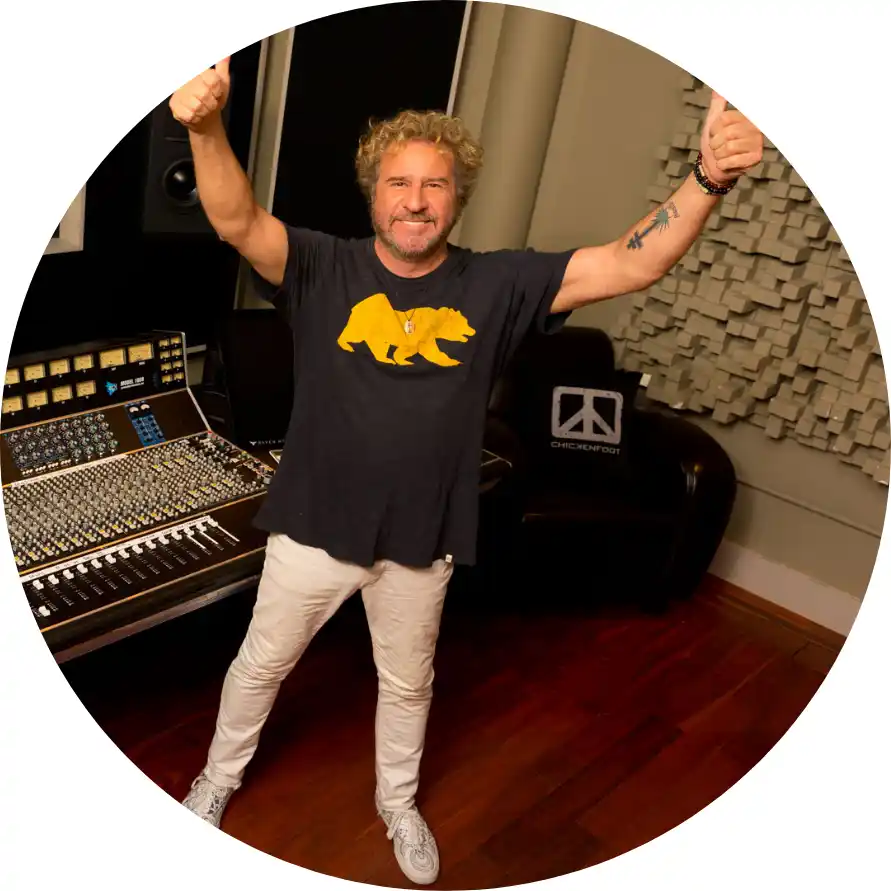 Sammy Hagar 於 Red Rock Studio