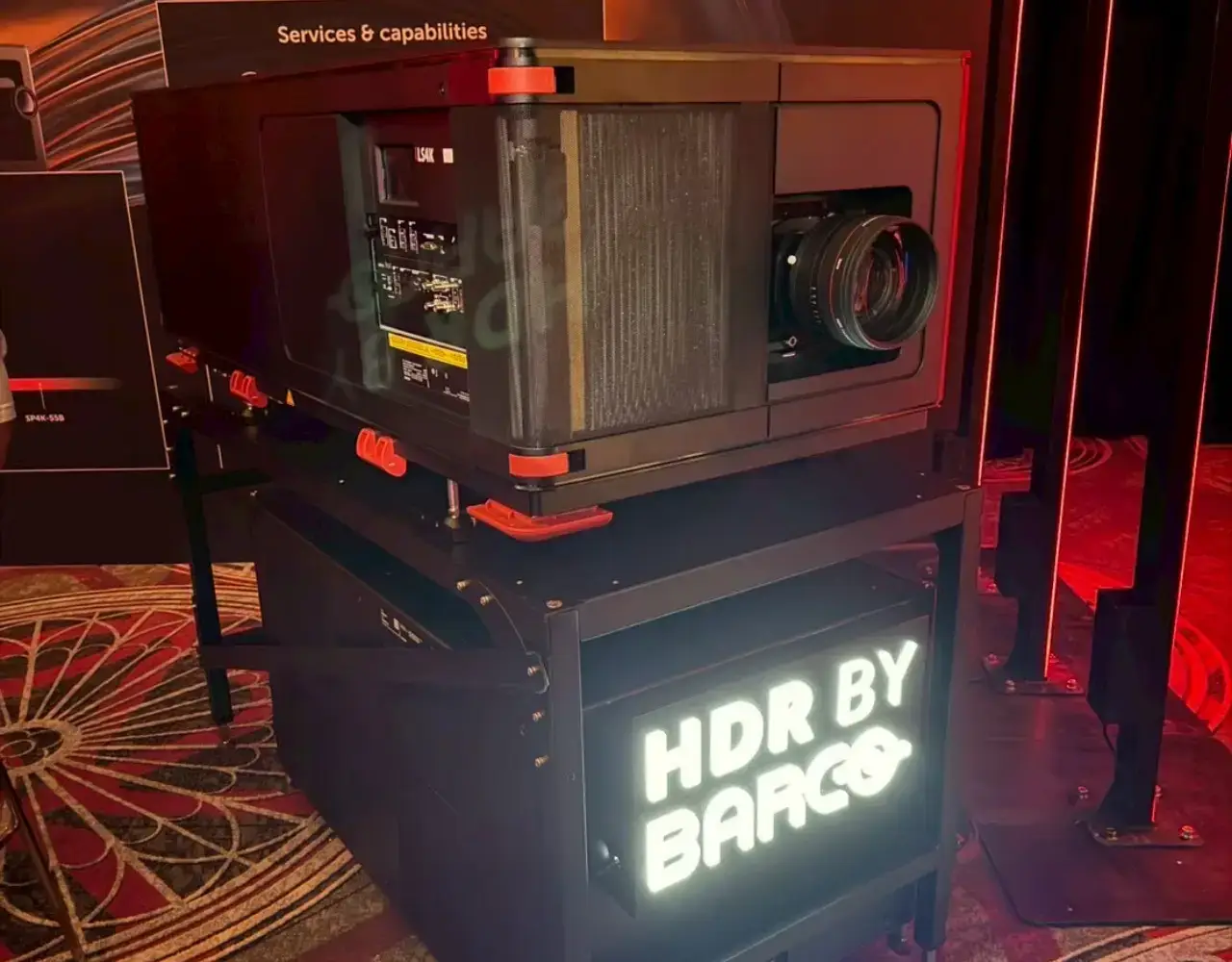CinemaCon 2026 Barco Projector Lens