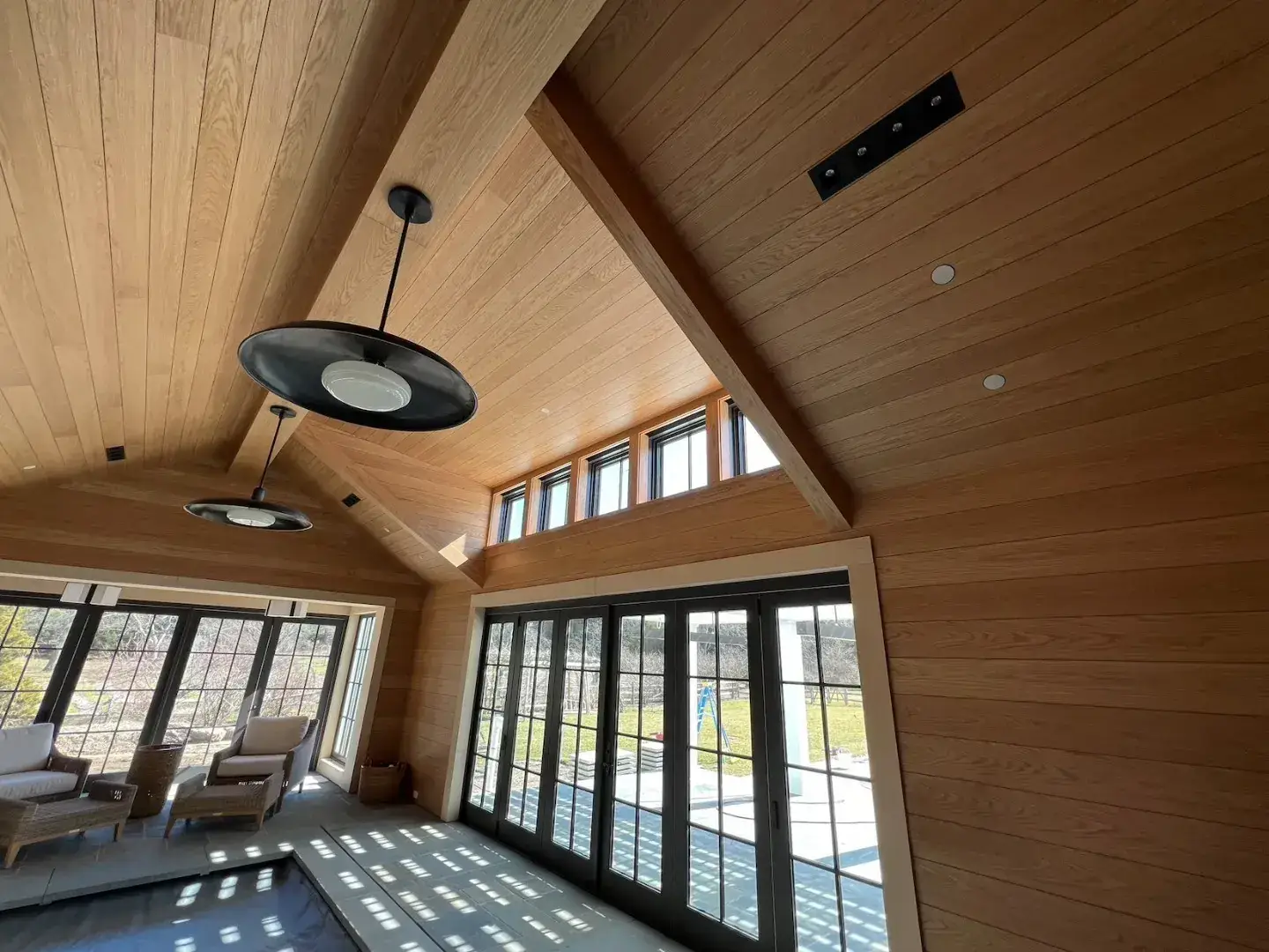 木造建築多房間音響系統崁入式喇叭實景