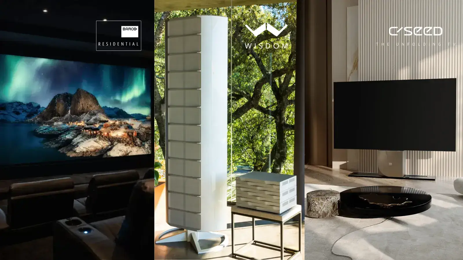 太順鉅業代理品牌陣容,Barco Residential、Wisdom Audio、C SEED