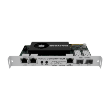 Matrox ConvertIP SDM 模組化影音編解碼器